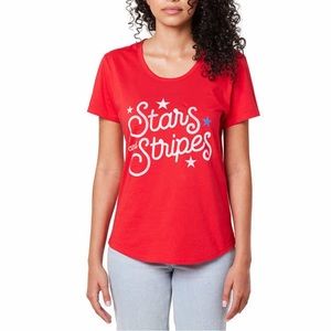 General Standard Ladies' Red Americana Patriotic Tee